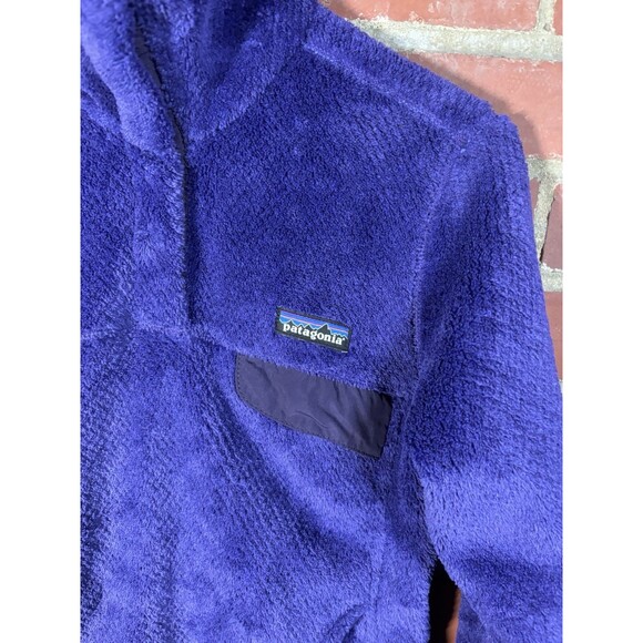 Patagonia Re-Tool Snap-T Fleece Jacket Sweater Outdoors Purple Women's XS - Picture 2 of 7